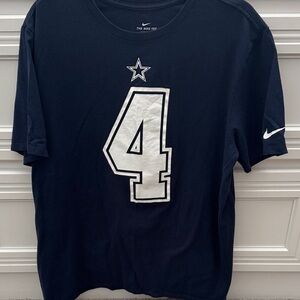Men’s Nike Prescott #4 Dallas Cowboys Football Tee
